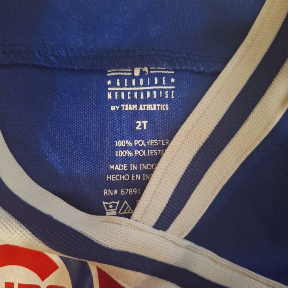 2T Cubs Cheerleading outfit -- MLB Genuine Merchandise